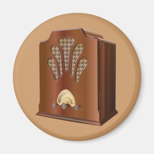 Oude radio magneet (Voorkant)