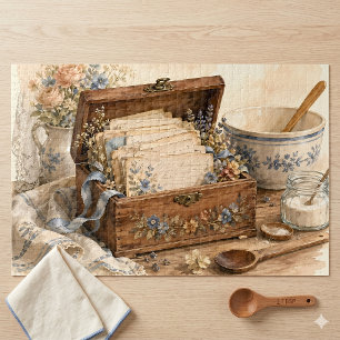 Oude Receptendoos Cottage Keuken Legpuzzel