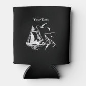 Oude redders Aangepaste Koelbox tekenen Blikjeskoeler (Voorkant)