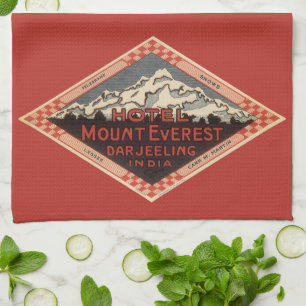 Oude reis, Mount Everest, Darjeeling India Theedoek