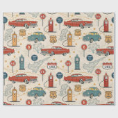 Oude Reis Route Patroon (2) Cadeaupapier (Vlak)
