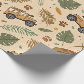 Oude Reis Route Patroon (3) Cadeaupapier (Hoek)