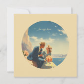 Oude Reisposter, aanpasbare Valentijn (Voorkant)