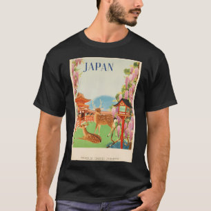 Oude Reisposter Japan T-shirt