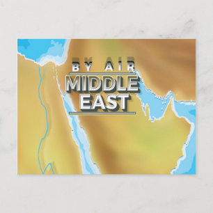 Oude reisposter Midden-Oosten Briefkaart