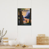 Oude reisposter Pacific Northwest 1925 Trein Poster (Keuken)