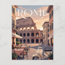 Oude Reisposter | Rome Italië