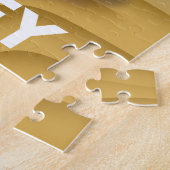 Oude reisposter van Jersey. Legpuzzel (Zijkant)