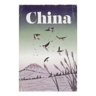 Oude reisposter voor China Perfect Poster