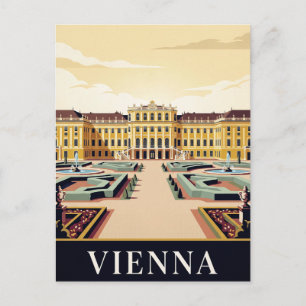 Oude Reisposter WENEN Briefkaart