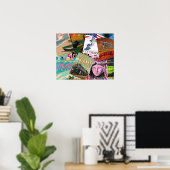 Oude Reisposters Poster (Thuiskantoor)