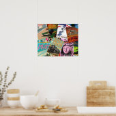 Oude Reisposters Poster (Keuken)