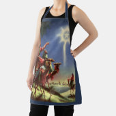 Oude religie, wijze mannen met ster van Bethlehem Schort (Insitu)