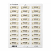 Oude Retro Kerstmutsen Etiket (Full Sheet)