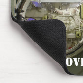 oude retro-onderzeeboot muismat (Hoek)