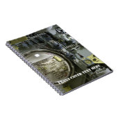 oude retro-onderzeeboot notitieboek (Rechterzijde)