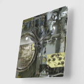 oude retro-onderzeeboot vierkante klok (Hoek)