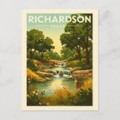 Oude Richardson Texas Briefkaart (Voorkant)