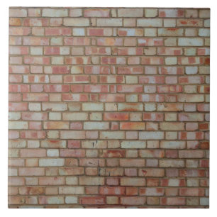 Oude rode baksteenwandtextuur tegeltje