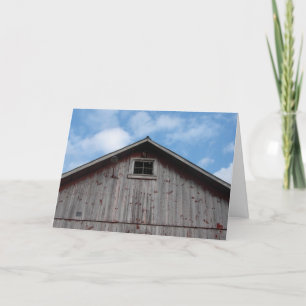 Oude Rode Barn, Birthday Kaart
