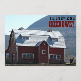 Oude Rode Barn Land Style Hoedown Barn Raising Kaart