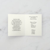 Oude Rode Boerderij Tractor begrafenisprogramma Feestdagen Kaart (Binnen)