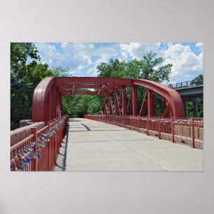 Oude Rode Brug, Kansas City, Missouri Poster