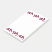 Oude rode fiets Post-it noten Post-it® Notes (Schuin)