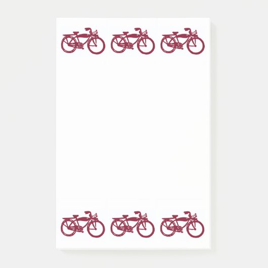 Oude rode fiets Post-it noten Post-it® Notes (Voorkant)