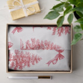 Oude rode kerstboom  tissuepapier (Geschenk)