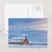 Oude rode kruid in de benedenvallei briefkaart (Voorkant / Achterkant)