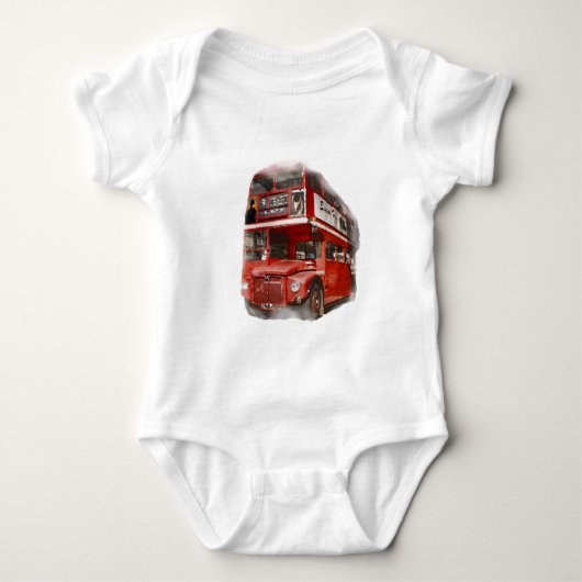 Oude Rode Londense Bus Romper (Voorkant)