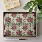 Oude rode roodroze roodroodrover tissuepapier (Geschenk)