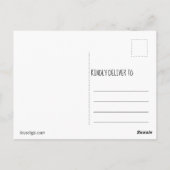 Oude rode vrachtwagen Liefde & Dank Kerst Briefkaart (Achterkant)