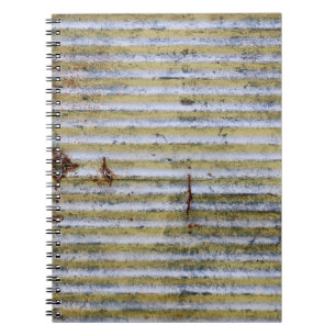 oude roestachtige zinkgrungetextuur, zinktextuur notitieboek