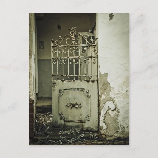 Oude roestdeur in Mayen, Duitsland Briefkaart (Voorkant)