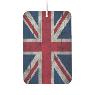 Oude roestige Patriottische Britse vlag Luchtverfrisser