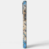 Oude roeststructuur van golfkarton Case-Mate iPhone case (Achterkant / Links)