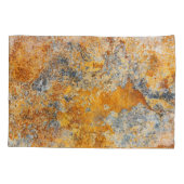 Oude roesttextuur, grunge metallic achtergrond. kussensloop (Achterkant)