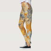 Oude roesttextuur, grunge metallic achtergrond. leggings (Links)