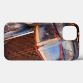 Oude roestwagen op een boerderij Case-Mate iPhone case (Achterkant (horizontaal))