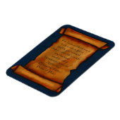 Oude rol: Schrift, Bijbel Verse: Jesaja Magneet (Linkerzijde)