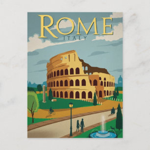 Oude Rome Italië Reisansichtkaart Briefkaart