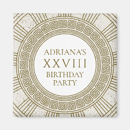 Oude Rome Verjaardagsfeest met stenen elementen Magneet