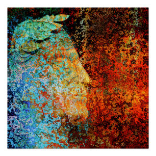 Oude Romeinse Caesar herinneringen Perfect Poster