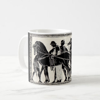 Oude Romeinse mannen en paarden Koffiemok