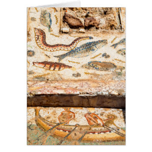 Oude Romeinse mozaïek