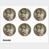 Oude Romeinse munt Sticker (Vel)