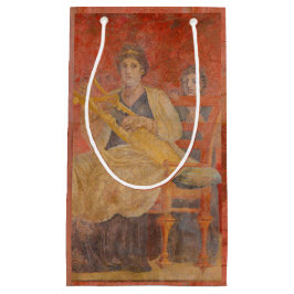 Oude Romeinse Pompeii Buurman Fresco Muzikant Kuns Klein Cadeauzakje