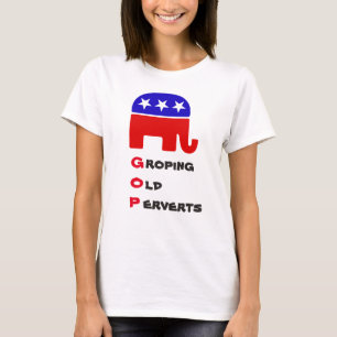 Oude rondjes kweken: Anti-republikeinse T-shirt